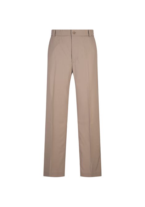 Pantaloni Sartoriali In Gabardina Di Lana Beige MONCLER | 091-2A00016 597FV208